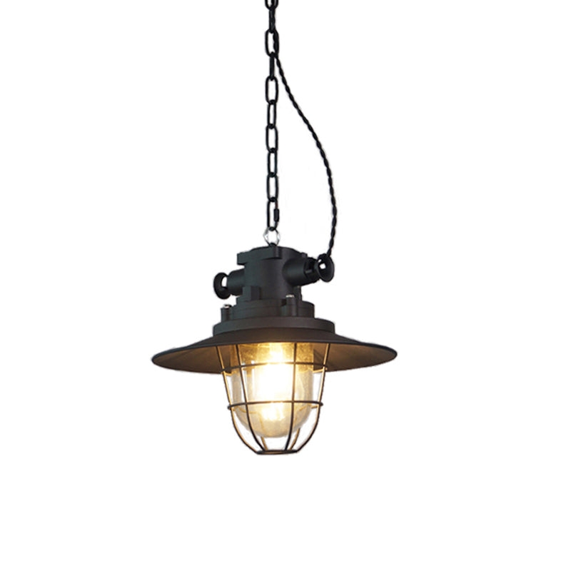 Bulkhead Cage Pendant Light D629