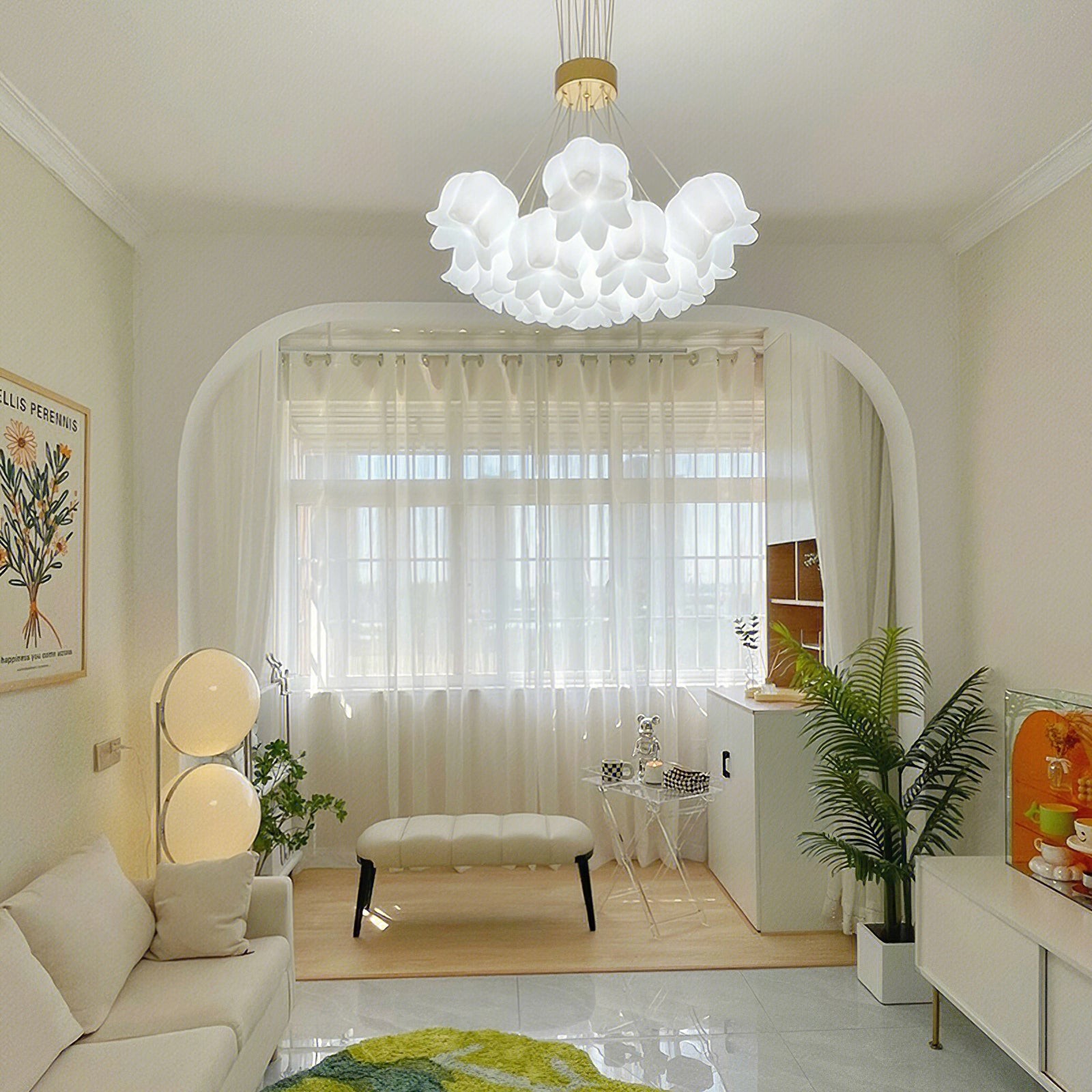 Lily Of The Valley Chandelier K1045