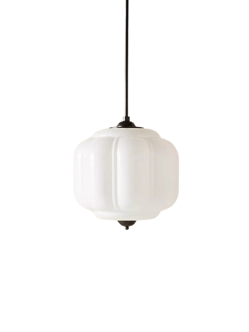 Retro Eloise Milk Glass Pendant Light For Kitchen K946
