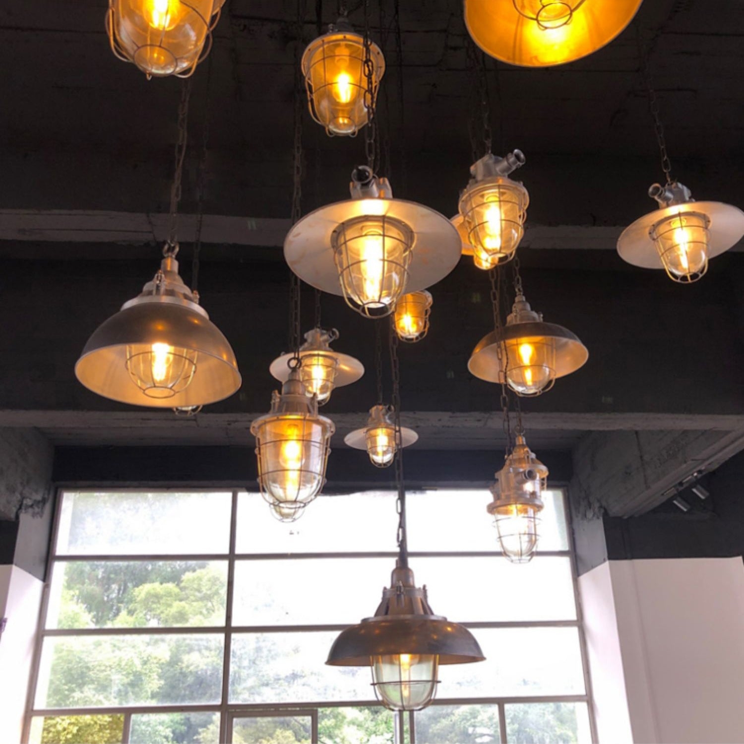 Bulkhead Cage Pendant Light D629