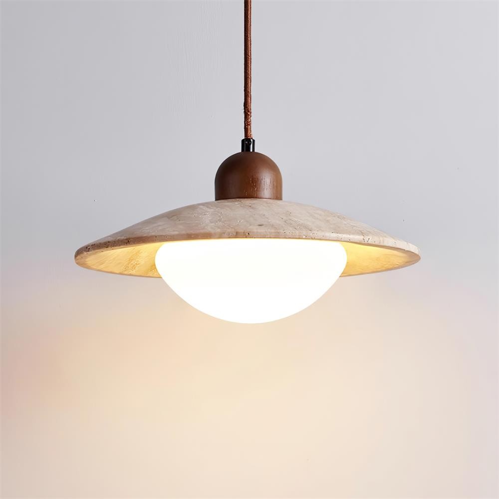 Wood Retro Wabi-Sabi Style Pendant Lamp K279
