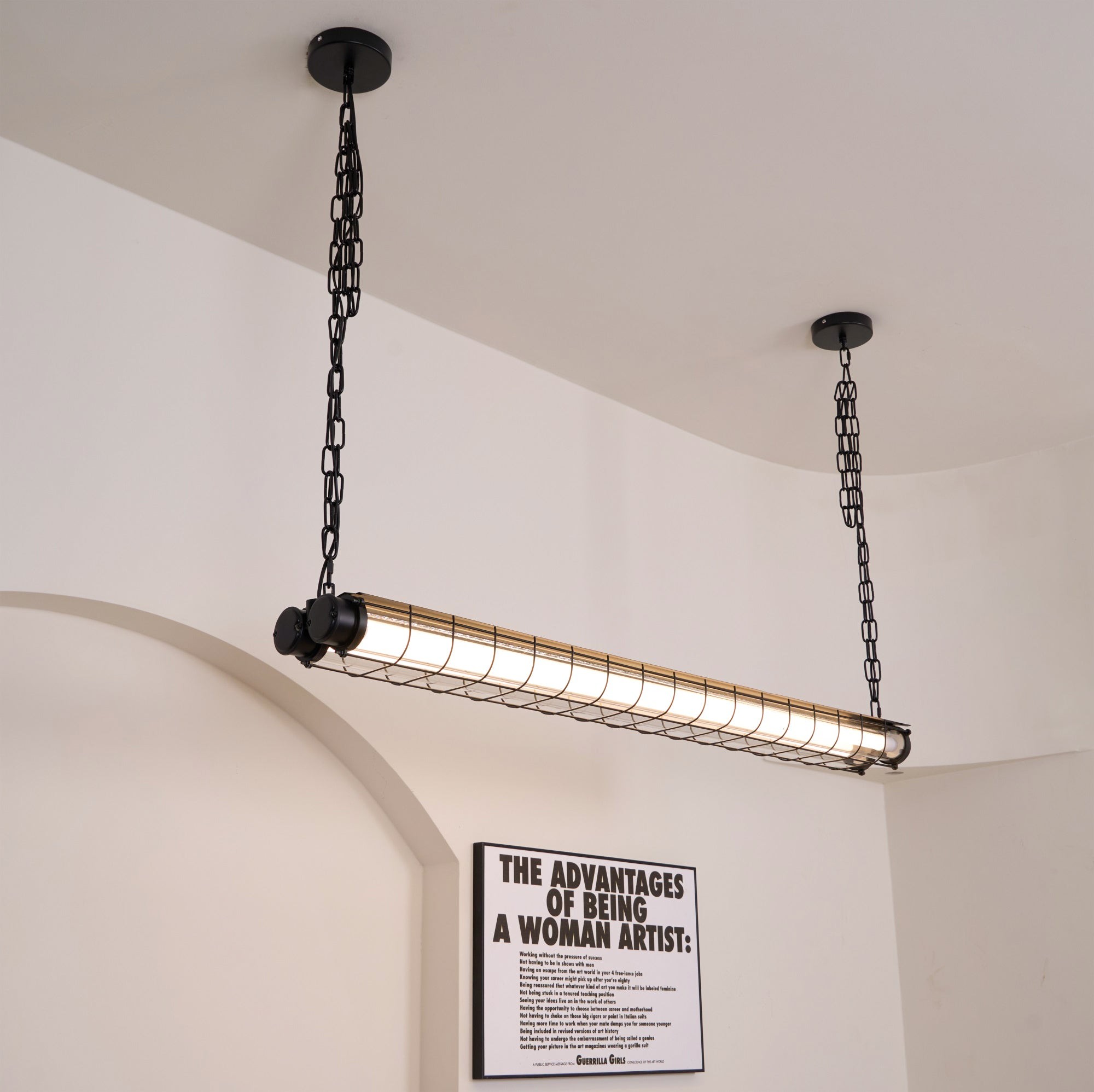 Industrial Linear Cage Chandelier K903