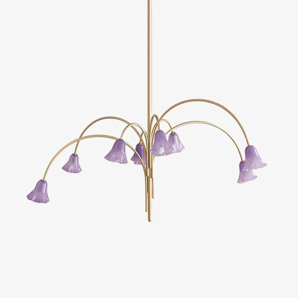 Bellina Artistic Glass Chandelier – Elegant Versatile Vera Lighting K1134