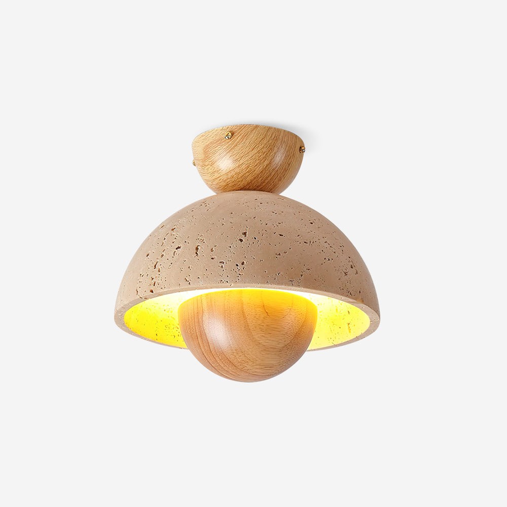 Japanese Wooden Inverted Ceiling Light K721