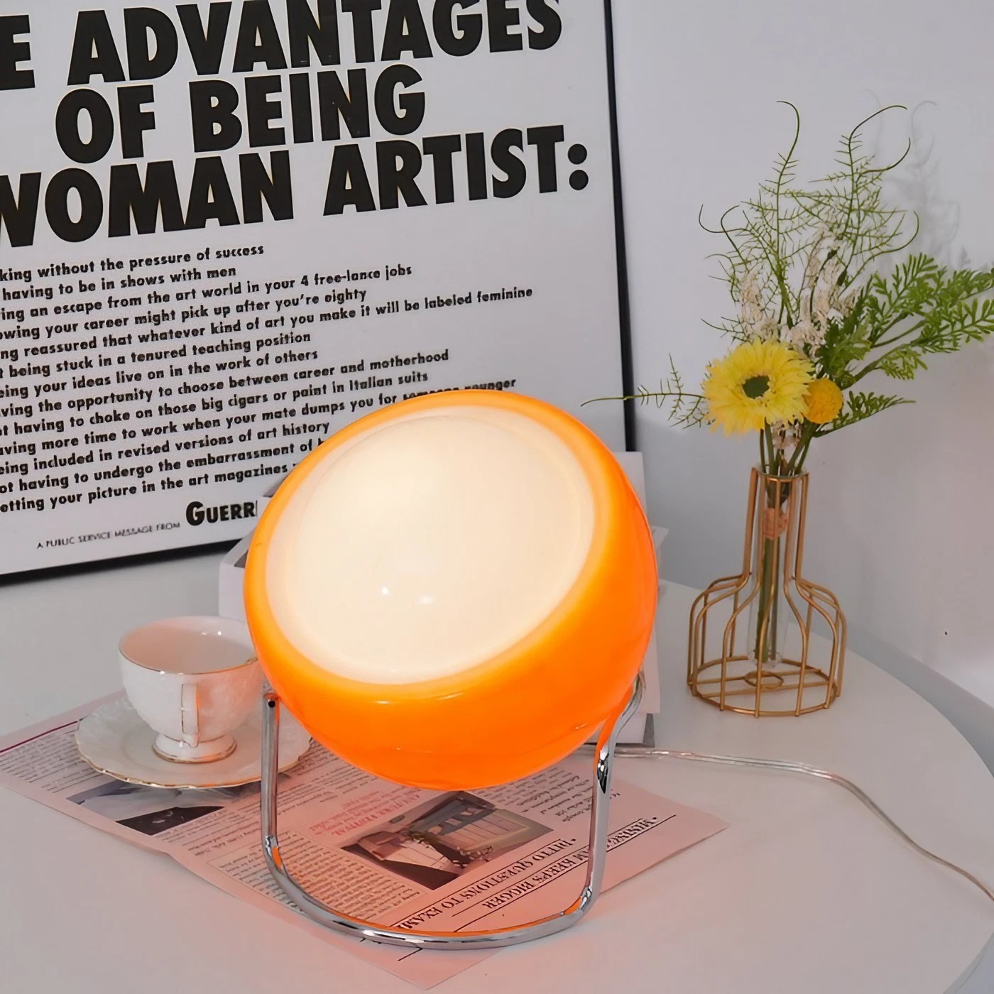 Bauhaus Egg Design Decorative Table Lamp K81