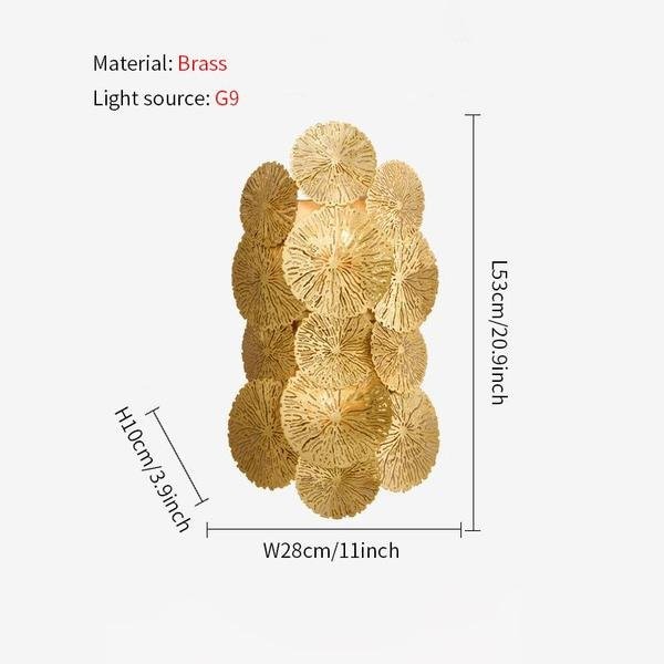 Lotus Leaf Wall Sconce
