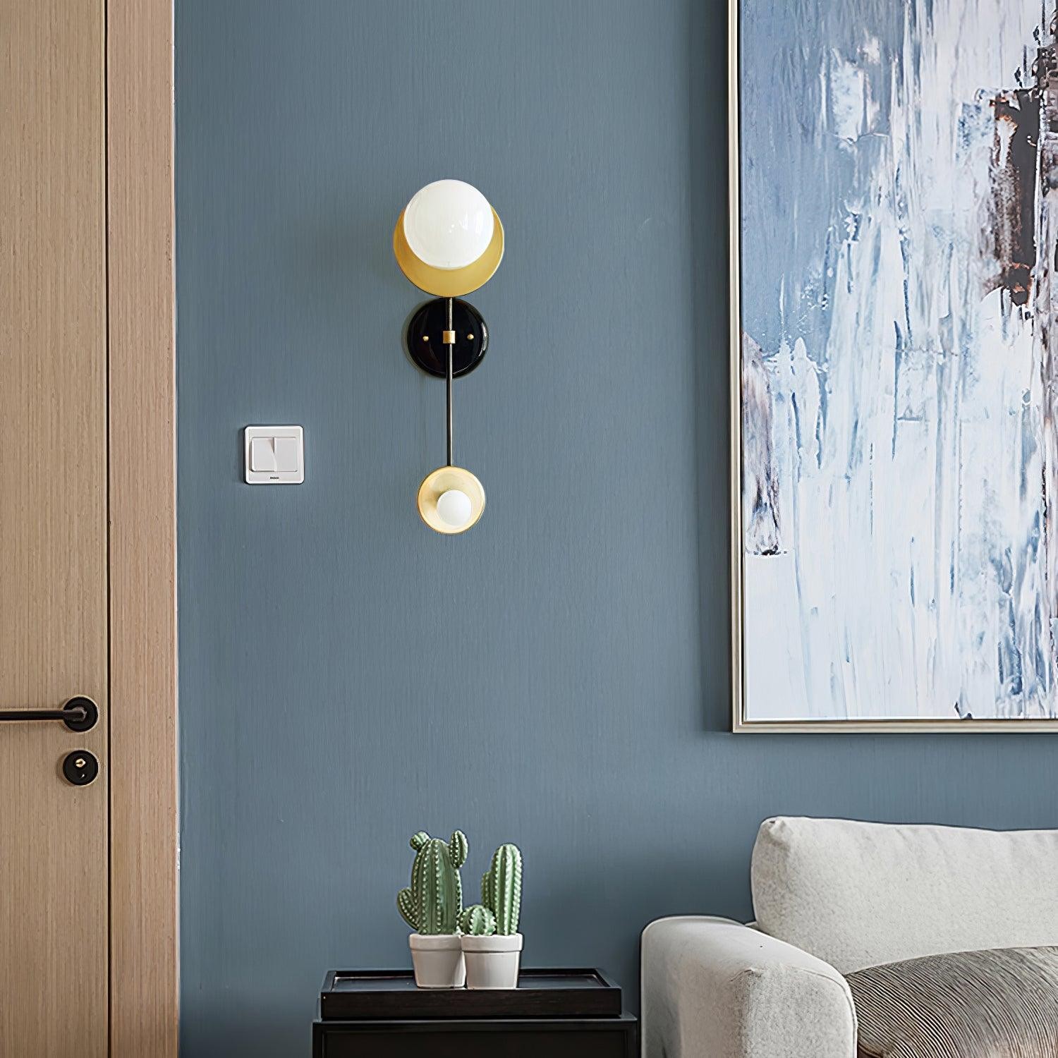Simple Crystal Bubble Wall Light K250