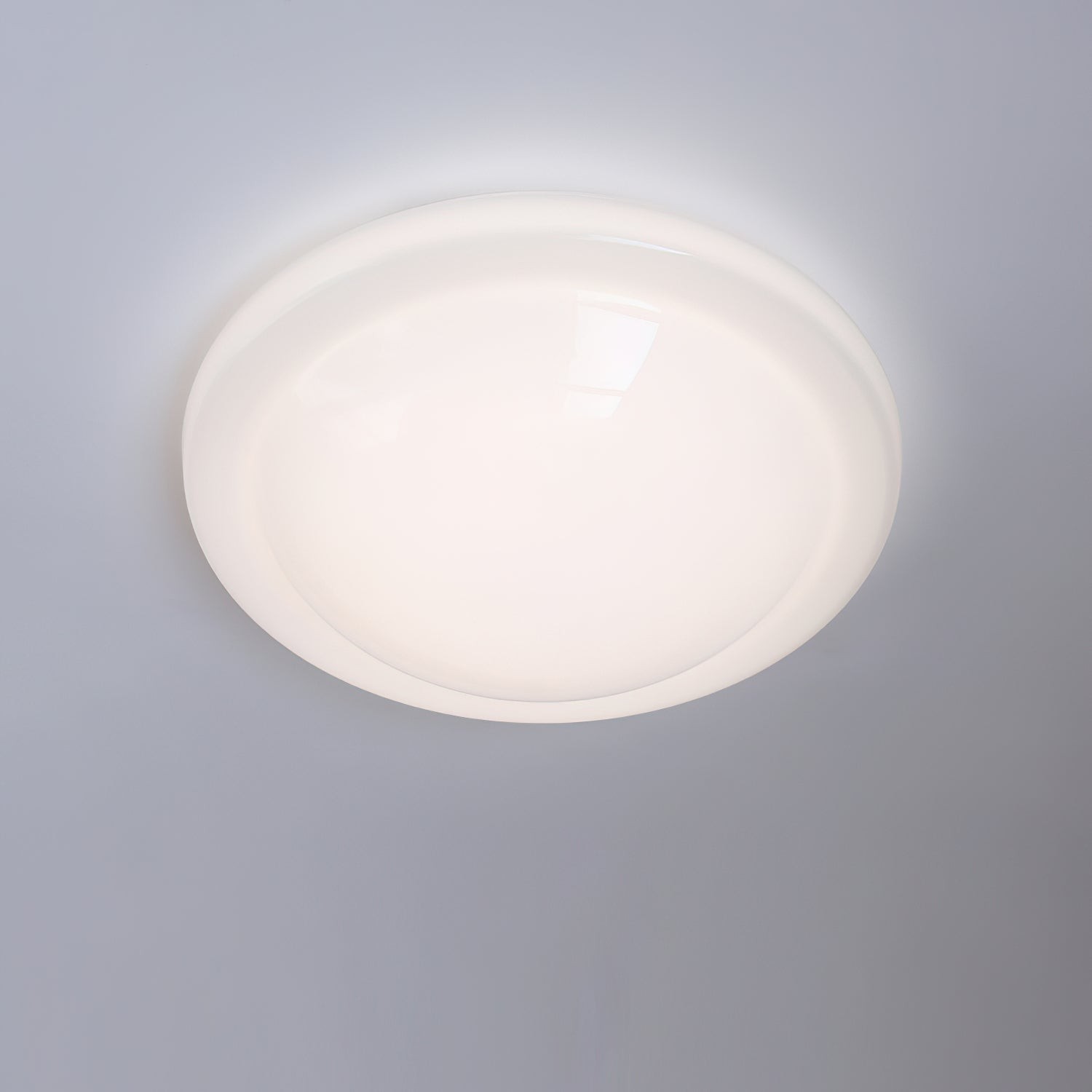 Modern Miminalist White Glass Led Ceiling Lamp K222