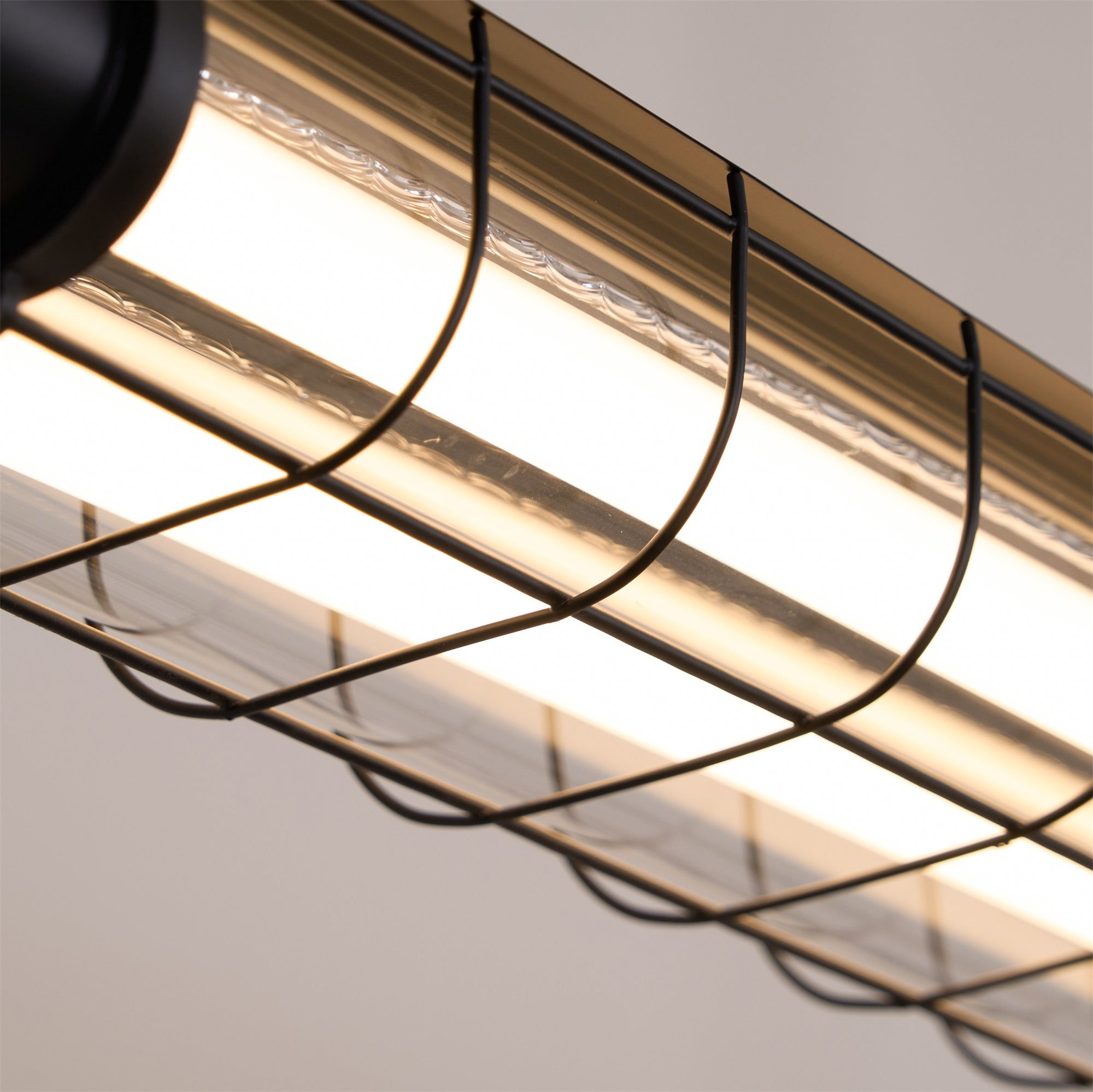 Industrial Linear Cage Chandelier K903