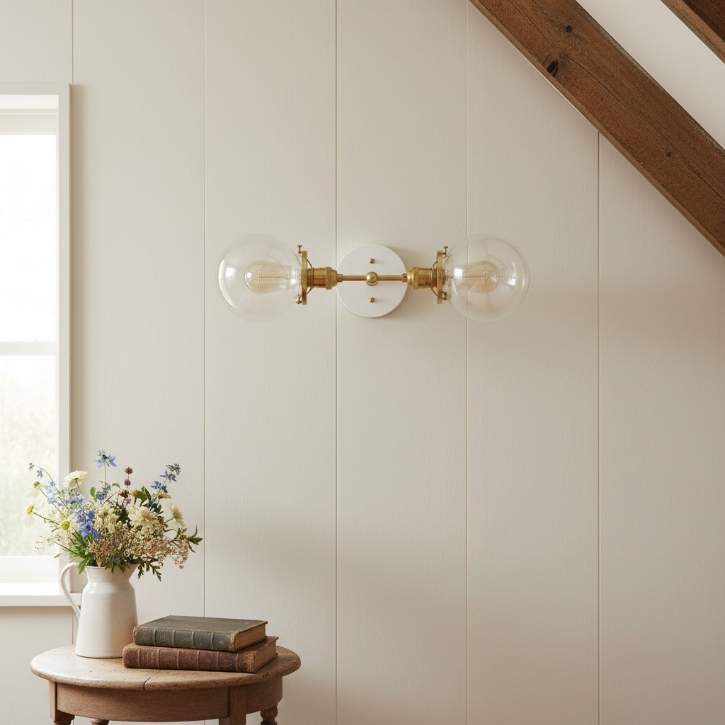 Lumio Globe Industrial Vanity Lighting- Modern Double Globe Wall Light K1510
