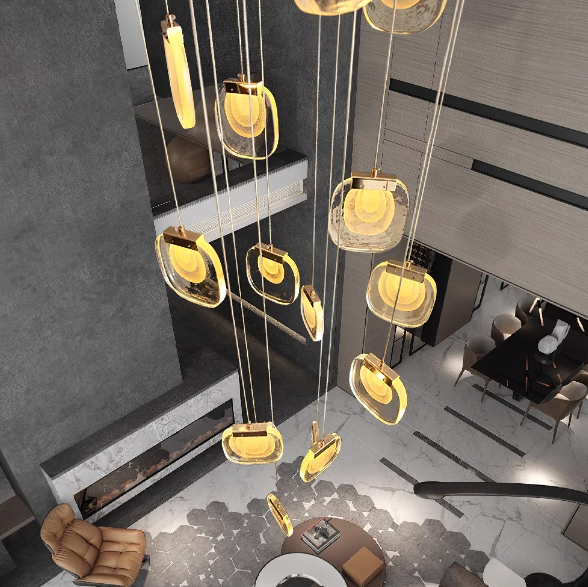 Glass Ripples Pendant Lamp K408