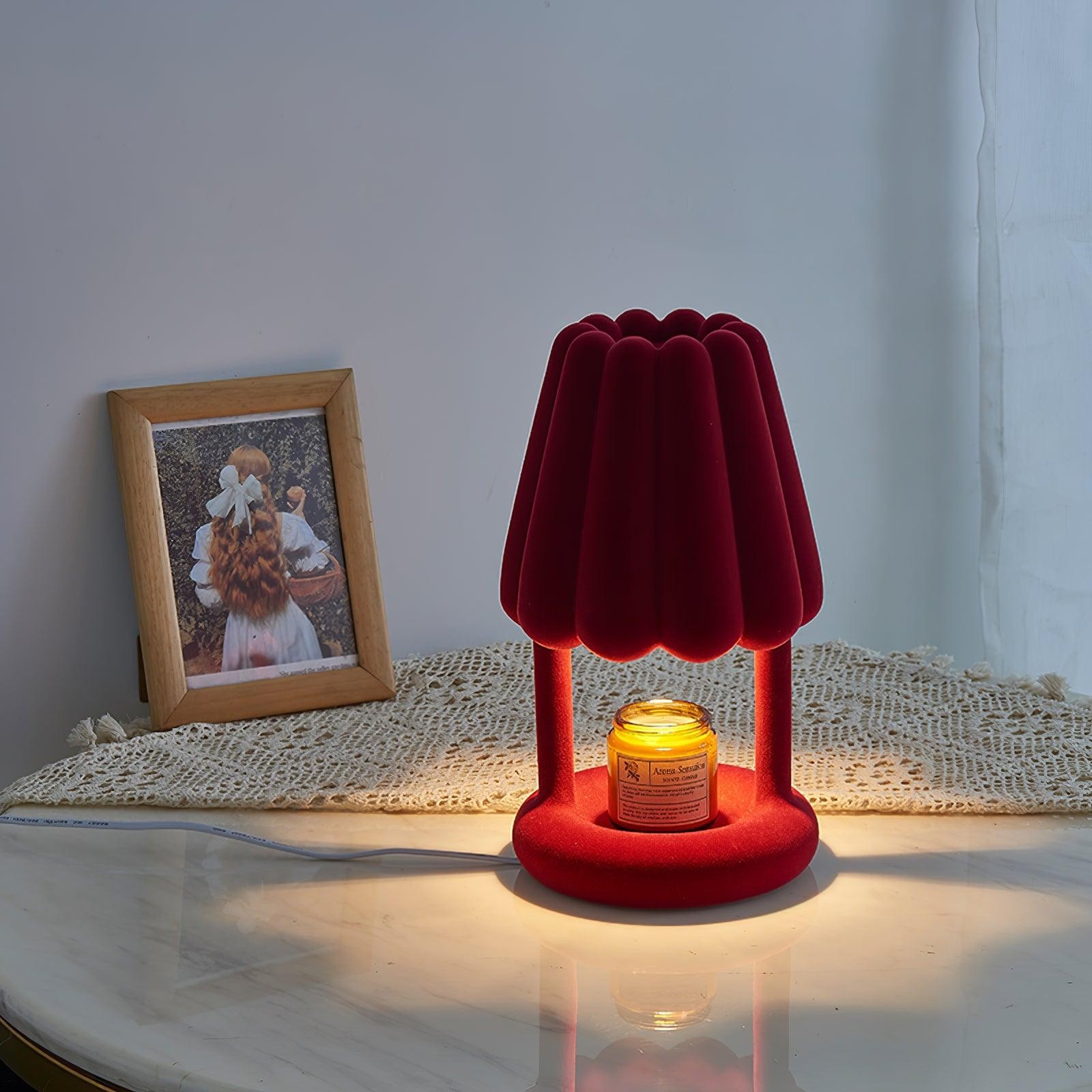 Ice Cream Flocked Resin Table Lamp K335
