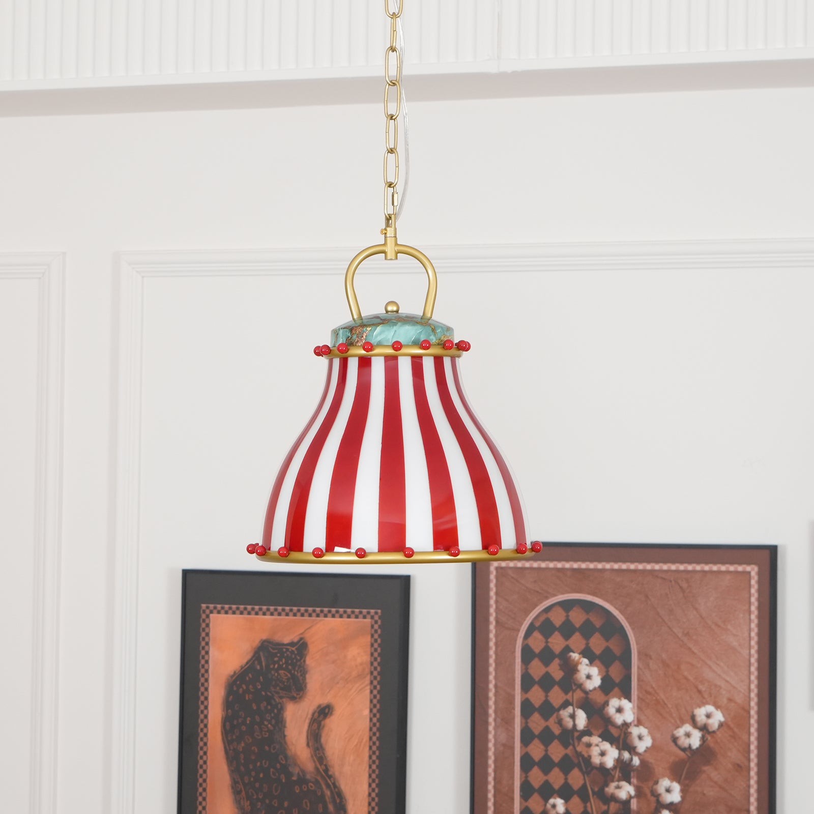 Festilo Playful Circus Glass Pendant - Stylish Hanging Light for Dining Room or Kitchen K322