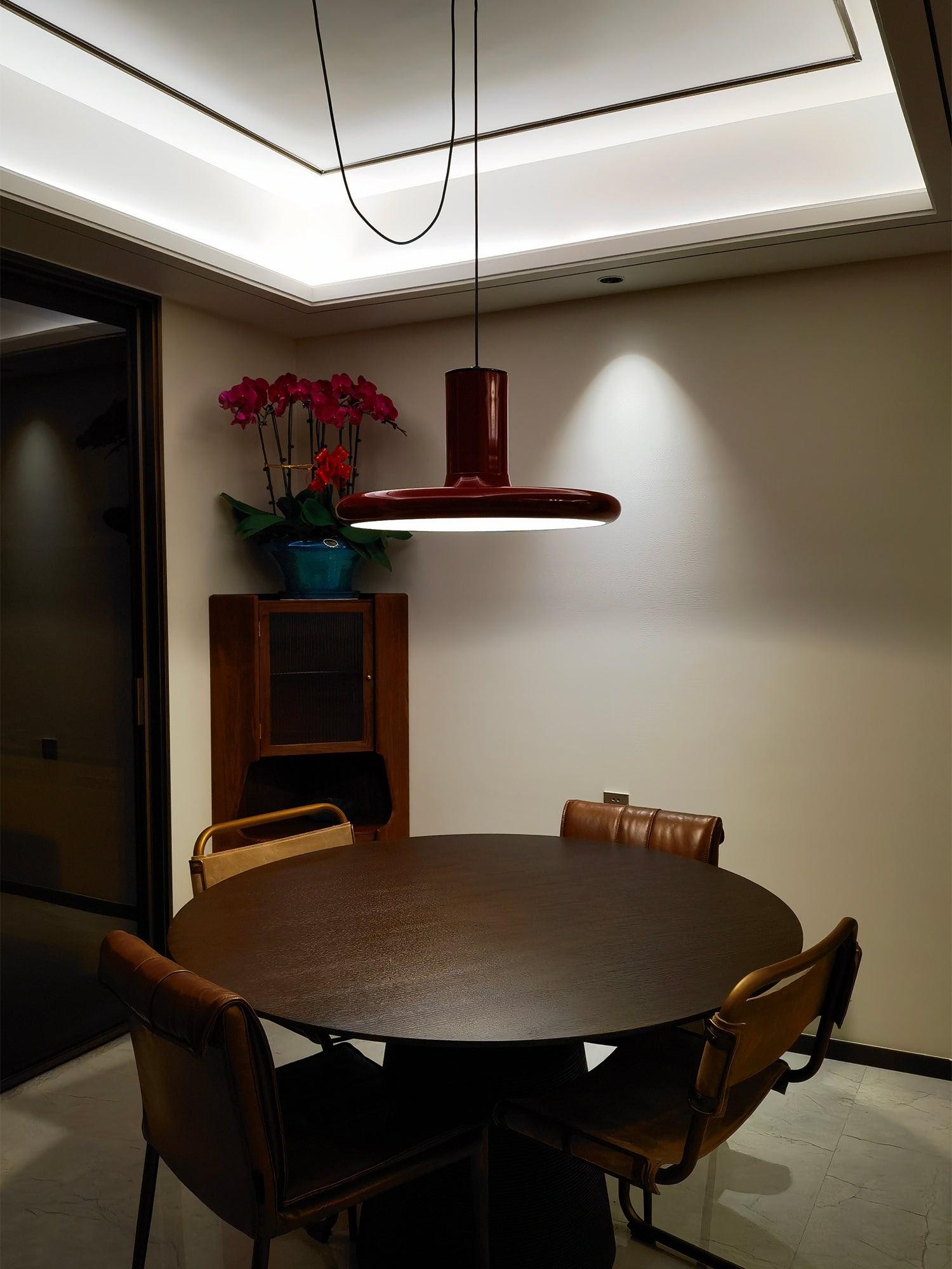 Vintage UFO Frisbee Pendant Lamp K558