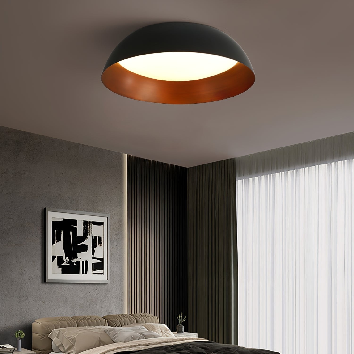 Italian Minimalist Bowl Ceiling Lamp K488