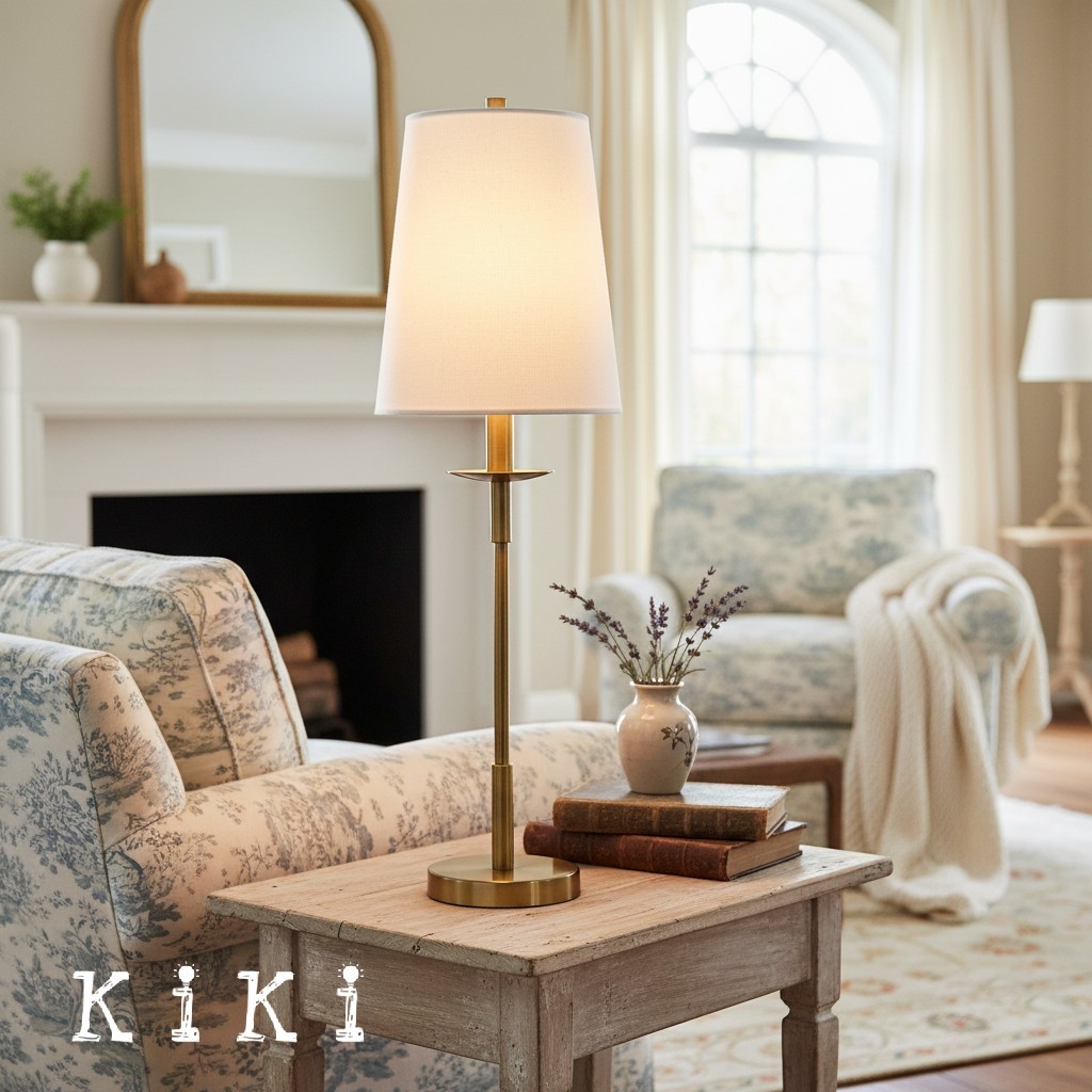Rowan Contemporary Iron Table Lamp – Minimalist Bedside Lamp for Bedroom & Lounge K1350
