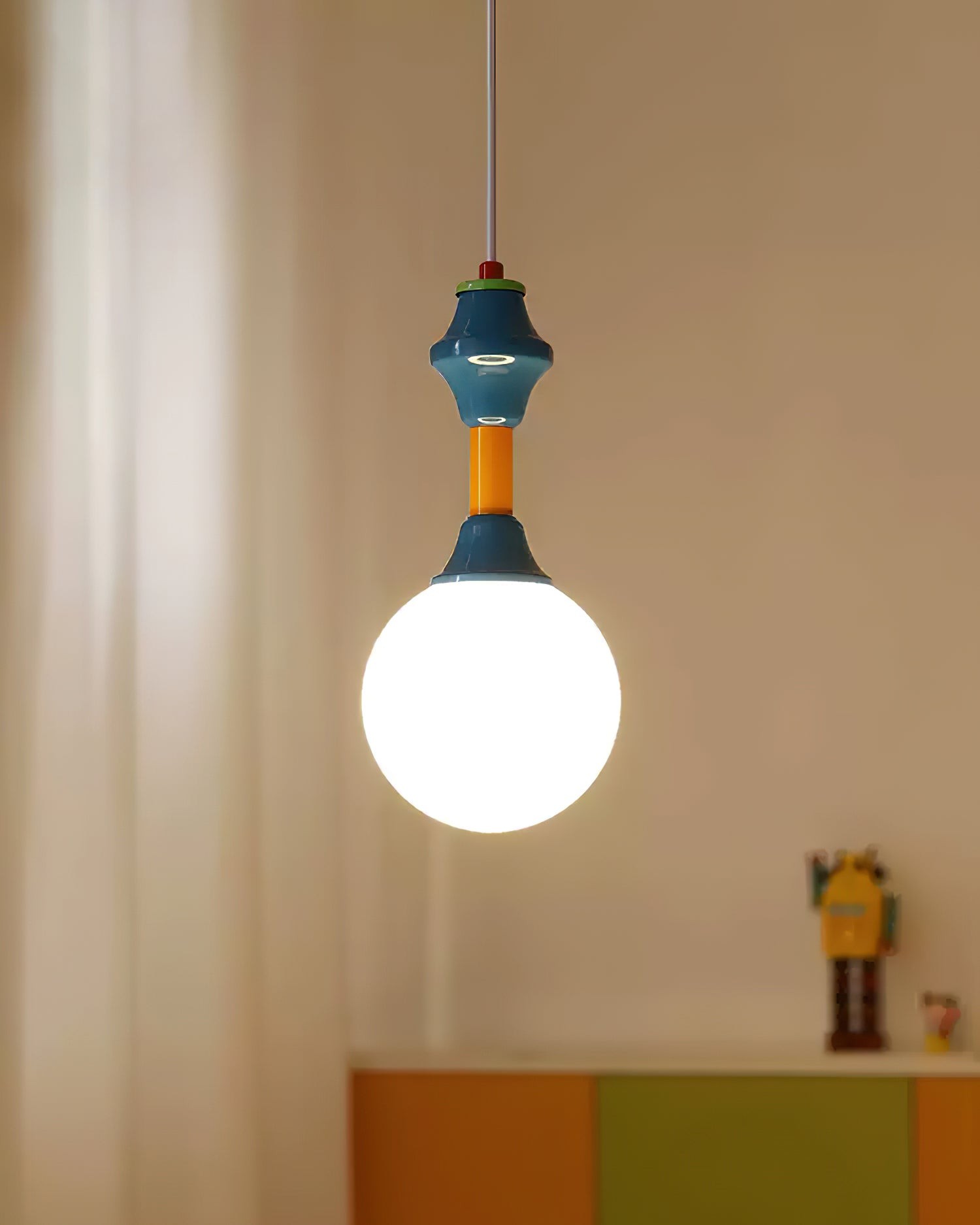 French Blue And White Atmosphere Pendant lamp K687