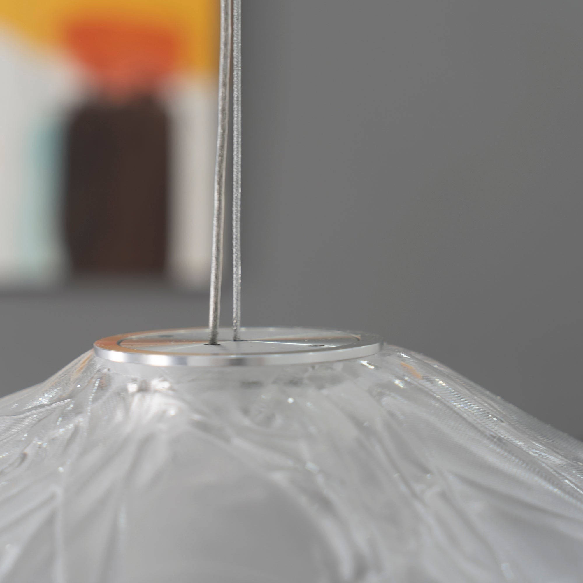 Multi-Head Irregular Glass Bubble Chandelier K216