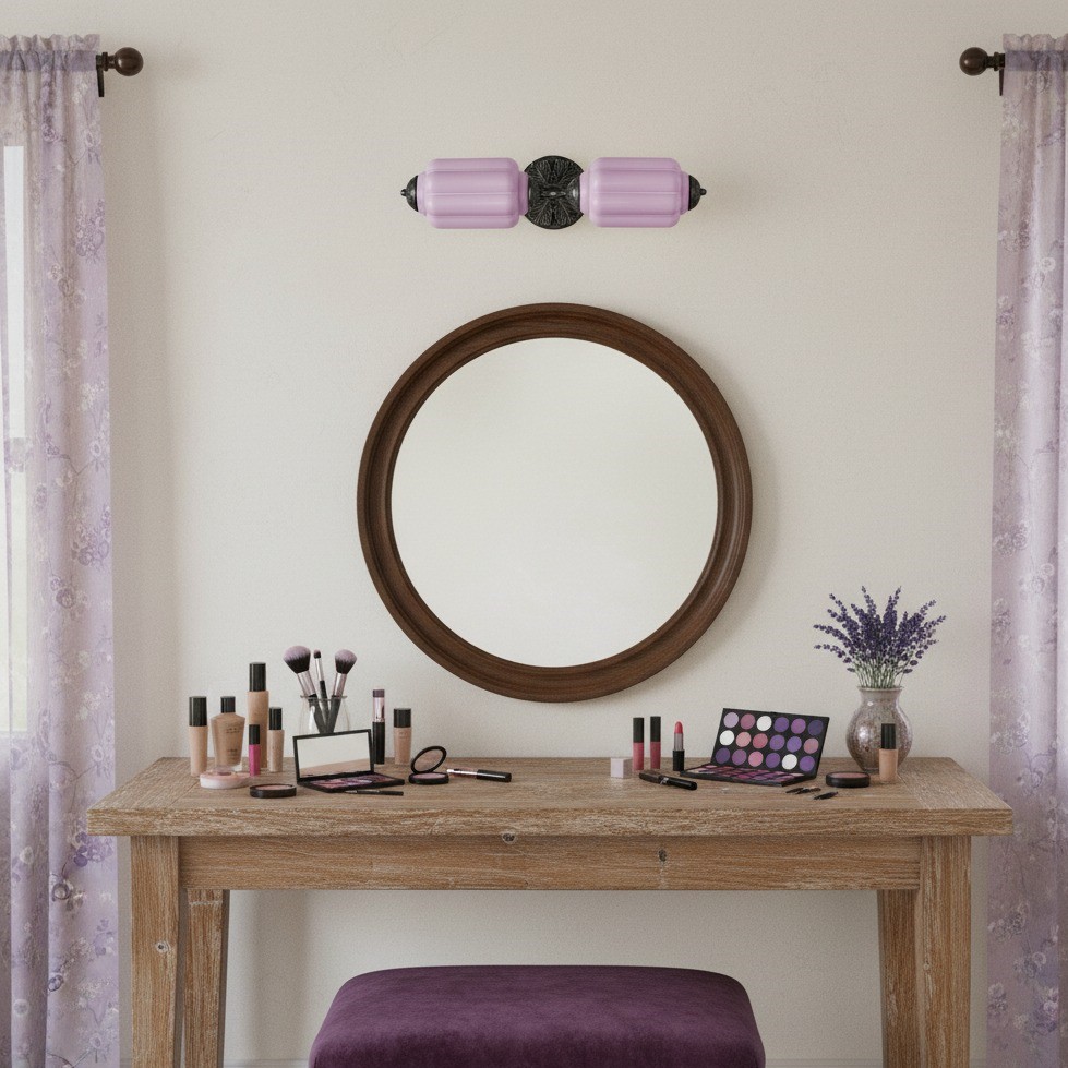 Eloise Pumkin Glass Vanity Sconce K864
