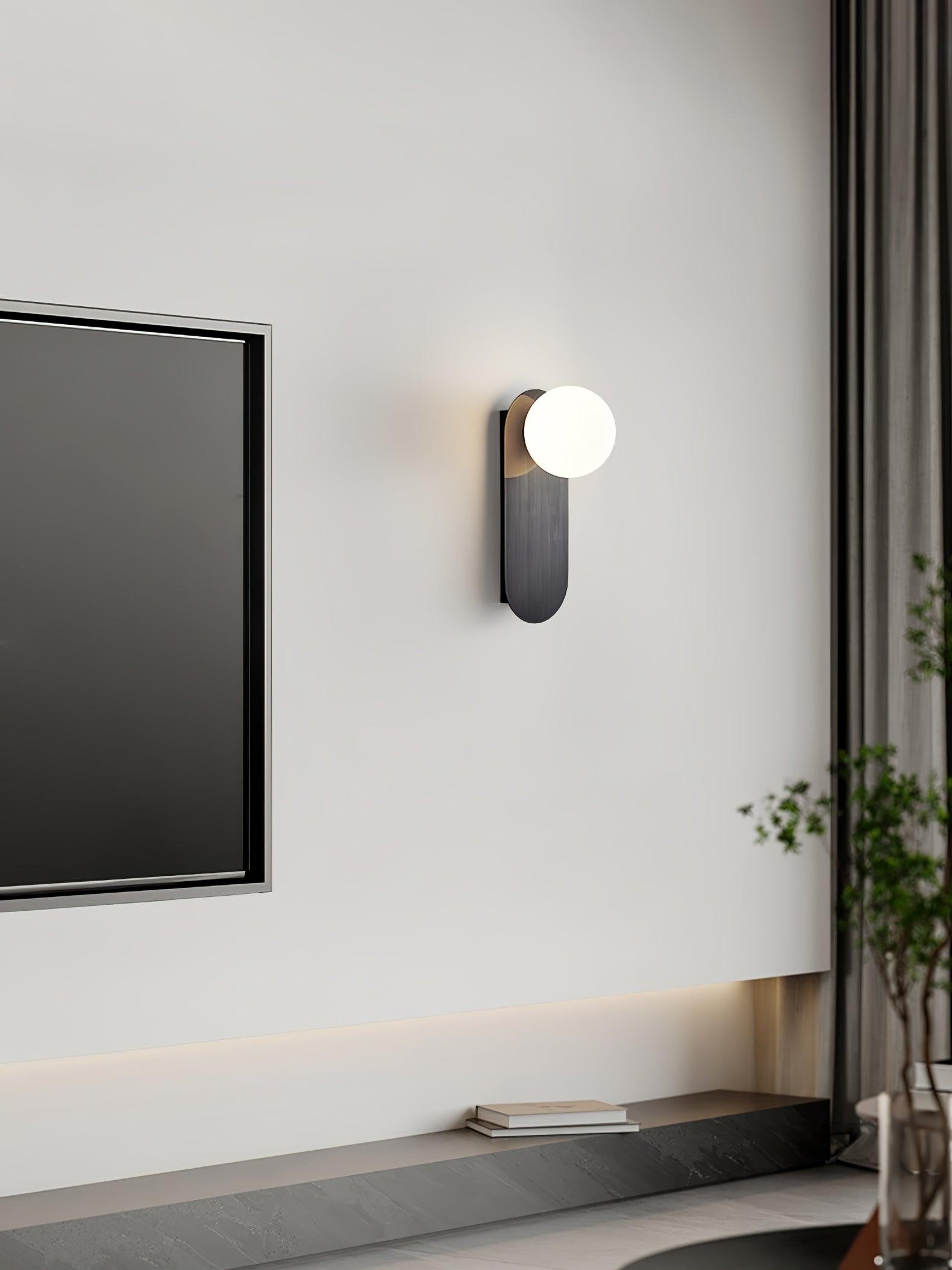 Modern Glass Base Sconce K383