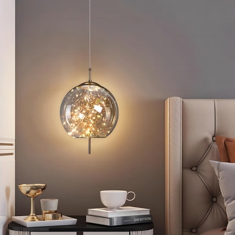 Scandinavian Cylinder Oval Glass Pendant Light K333
