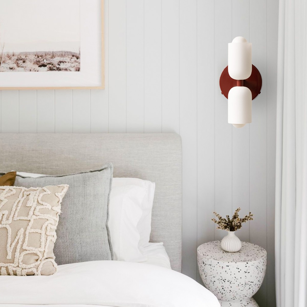 Glass Up Down Wall Sconce