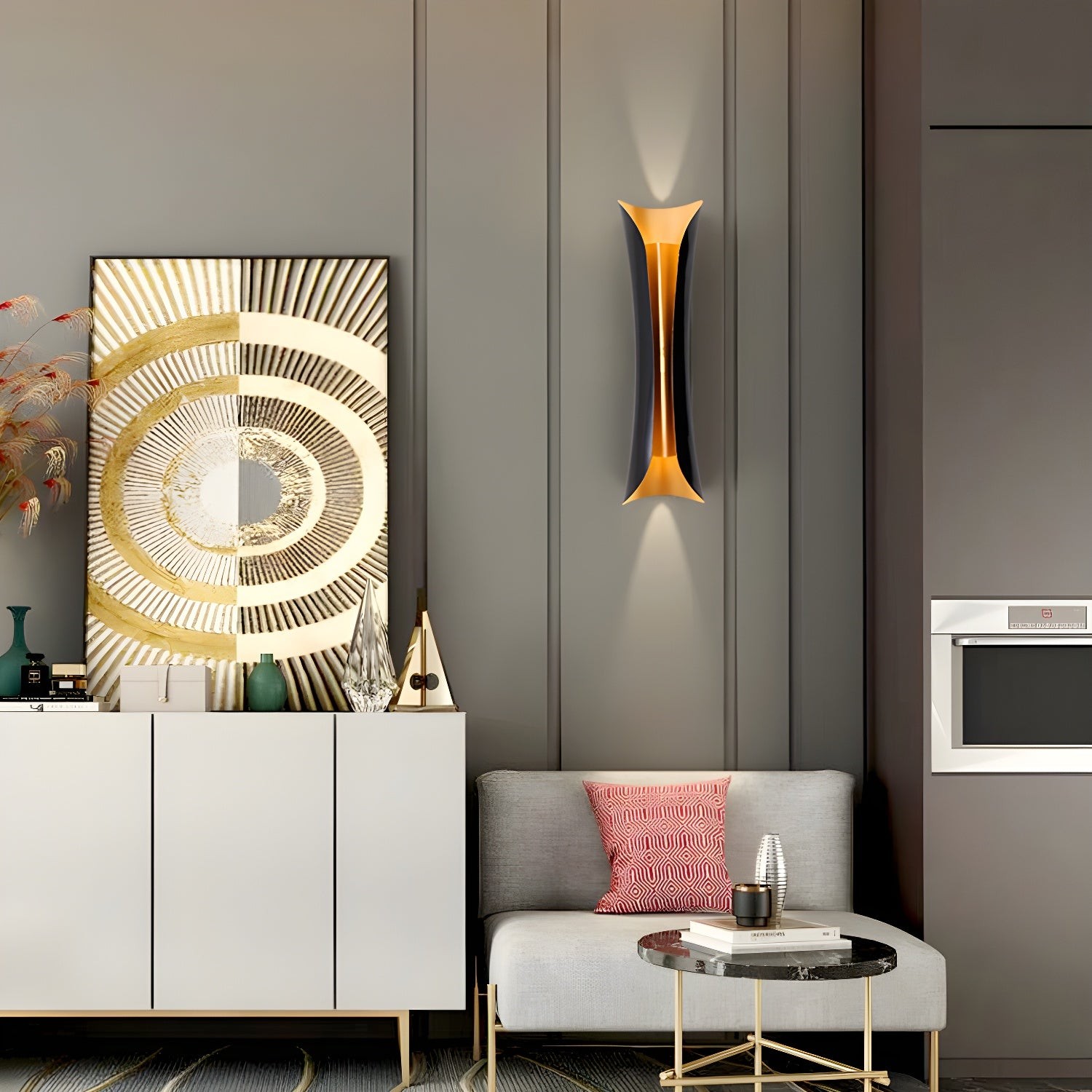 Flame Art Wall Sconce K382