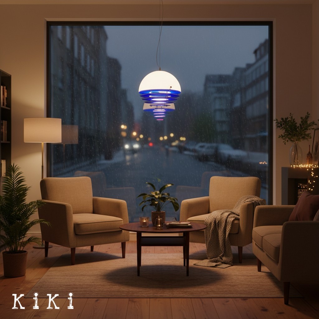 Afterglow Layered Acrylic Bauhaus Sunset Pendant Light - Ambient Pendant Light for Living Area K889