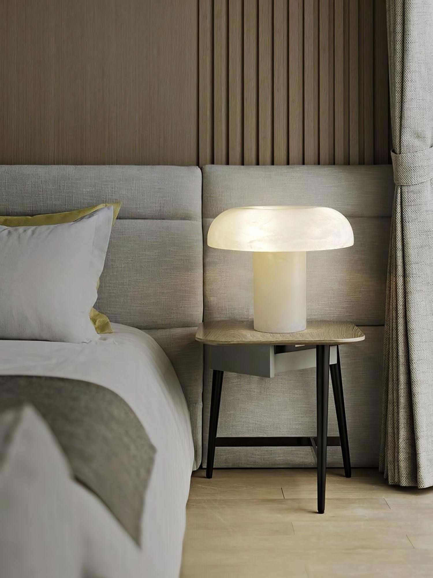 Creative Minimalist Luxury Alabaster Table Lamp For Bedroom K535