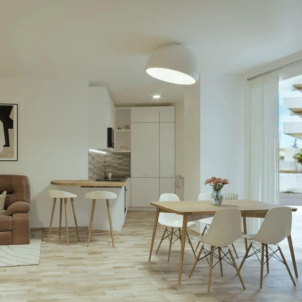 Simple Modern Nordic LED Eggshell Ceiling Lamp K360