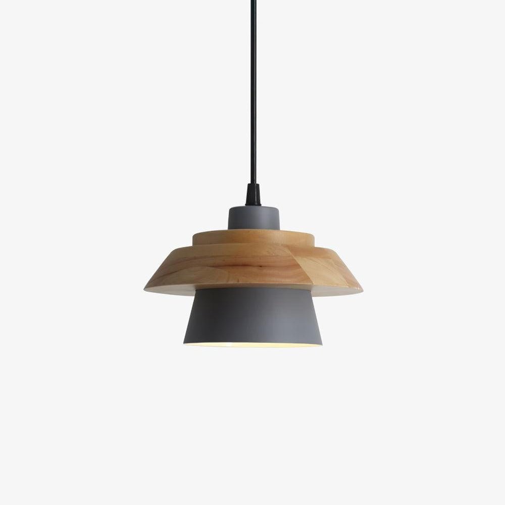 Stone Wood Pendant Lamp K677