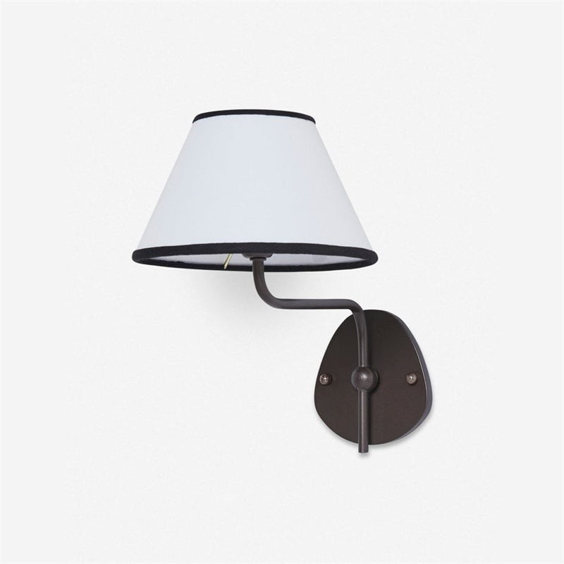 Kulo Elegant Fabric Wall Lamp – Graceful Wave Design for Entry or Bedroom K1575