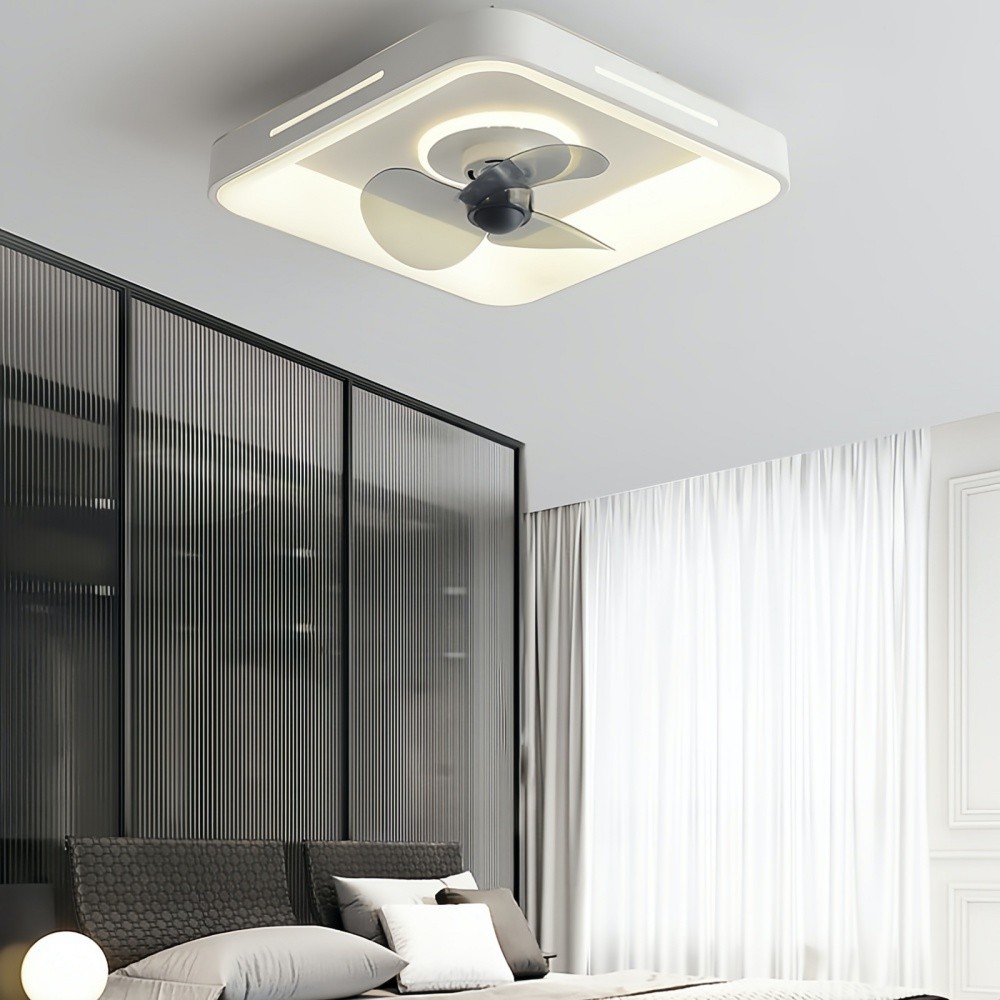 Modern Round Led Slient Ceiling Fan Light K951