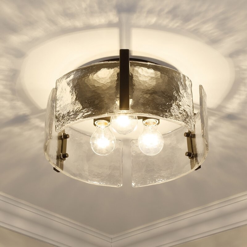 Nordic Light Luxury Flush Mount Ceiling Lamp for Living Room K840