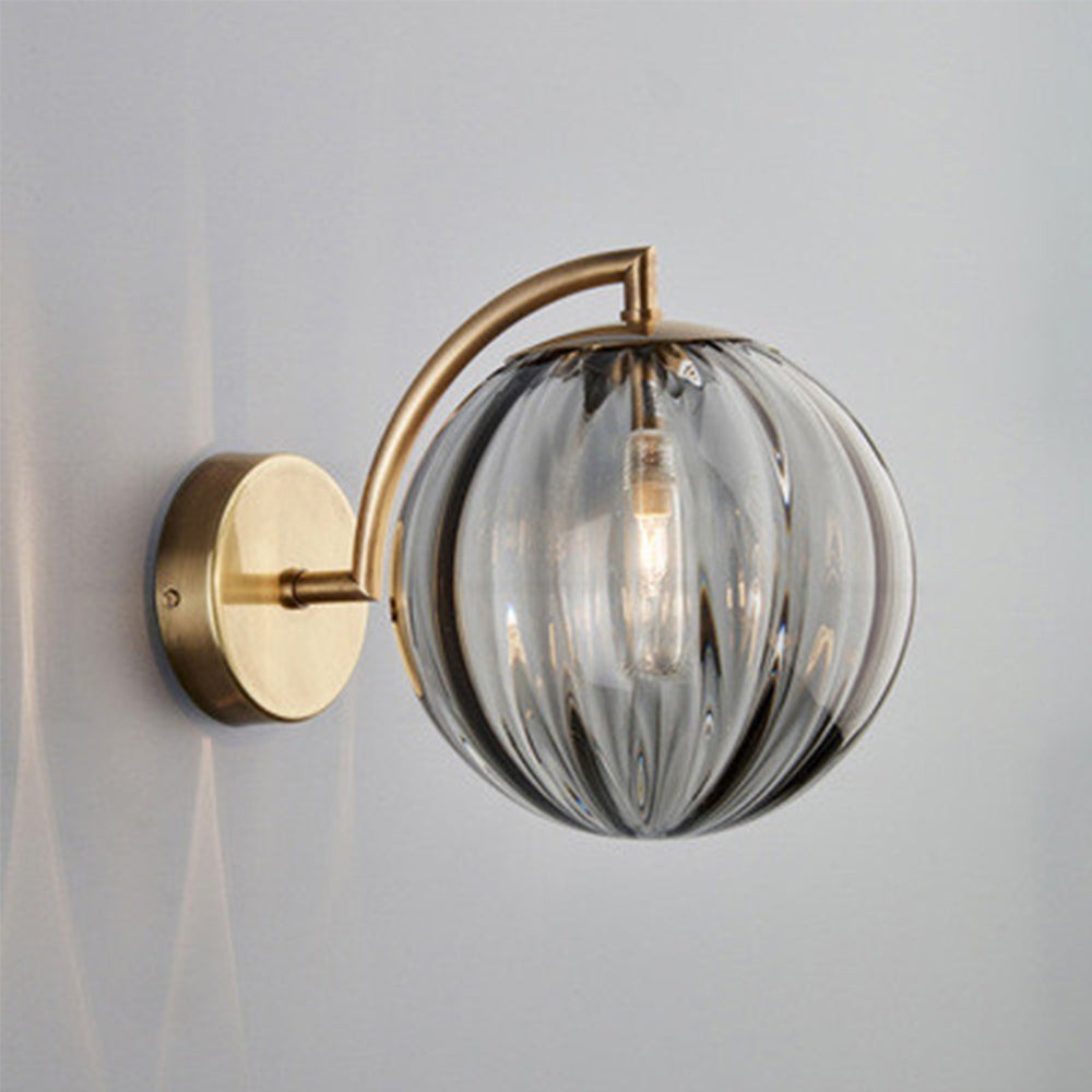 Modern Glass Multi-Color Spherical Gold Lamp Pole Wall Lamp K518