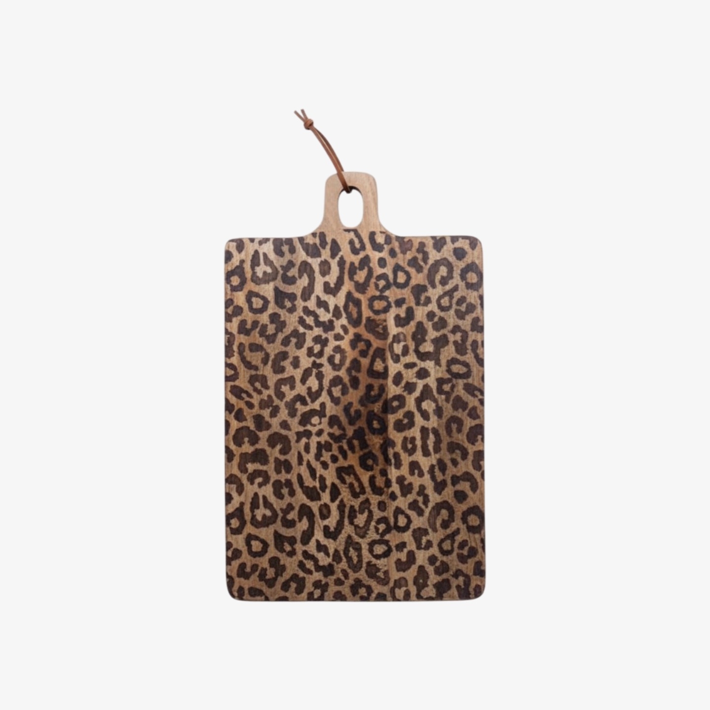 Lepwood Leopard Print Wooden Serving Board for Kitchen Styling and Entertaining K2346