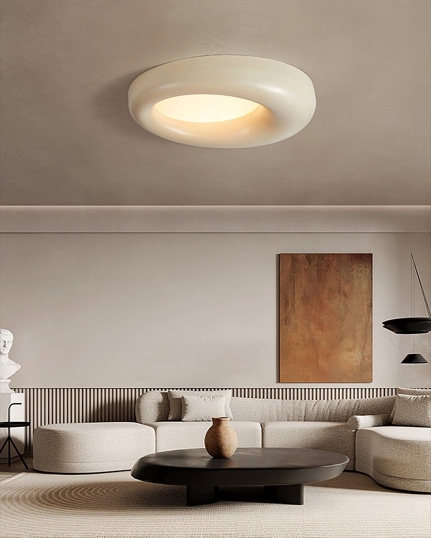 Center Offset Concentric Circle Acrylic Ceiling Lamp K2372