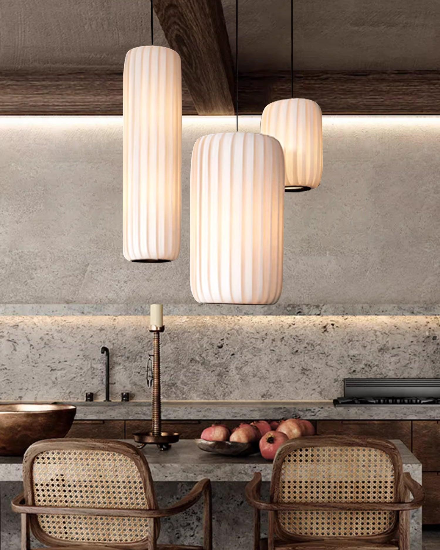 Scandinavian Minimalist Fabric Pendant Lamp K643