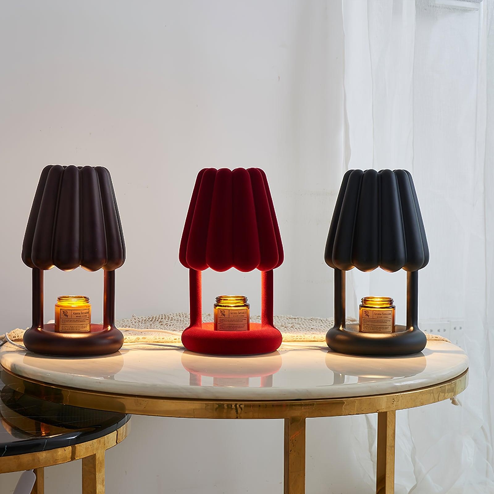 Ice Cream Flocked Resin Table Lamp K335