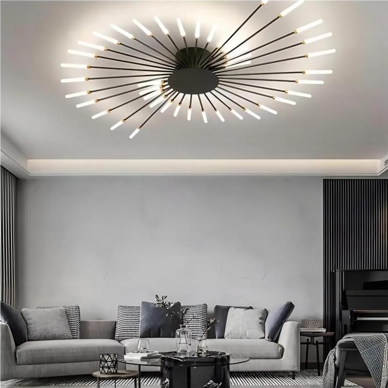 Modern Sputnik Fireworks Flush Mount Ceiling Light K27