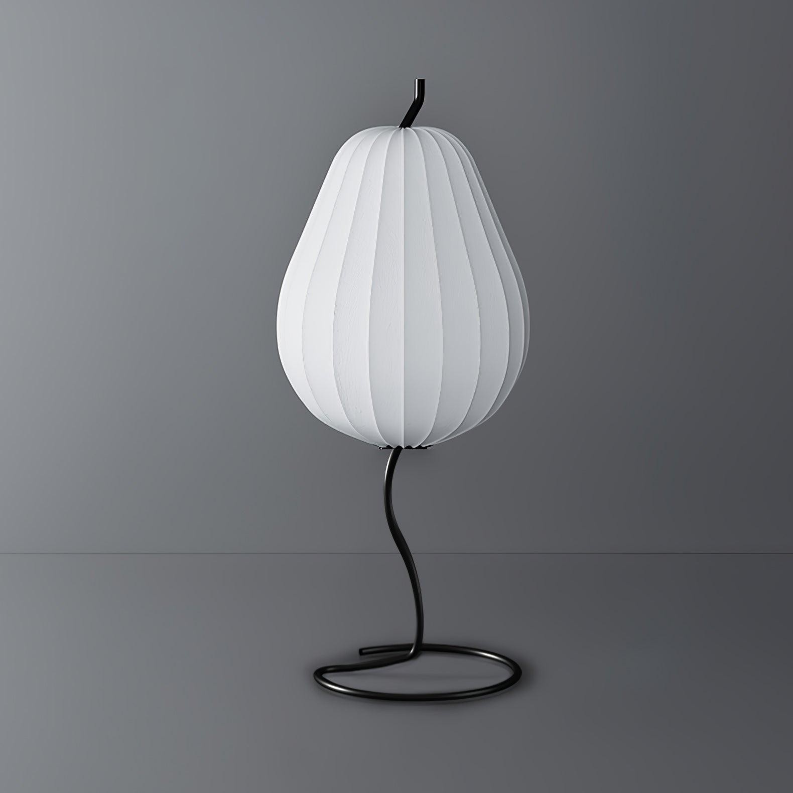 Pear-shaped Shite Floor Lamp Suitable For Living Room K581