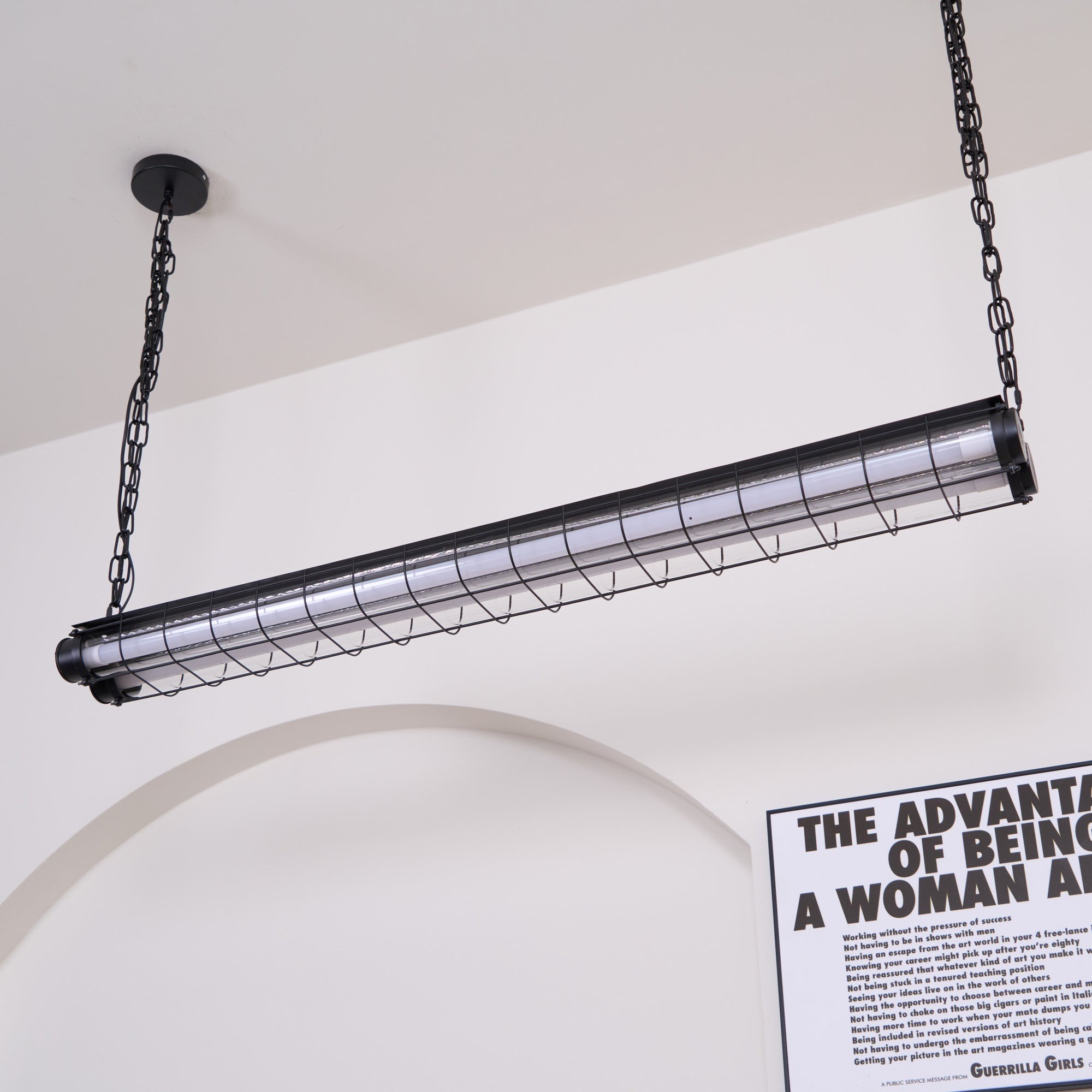 Industrial Linear Cage Chandelier K903