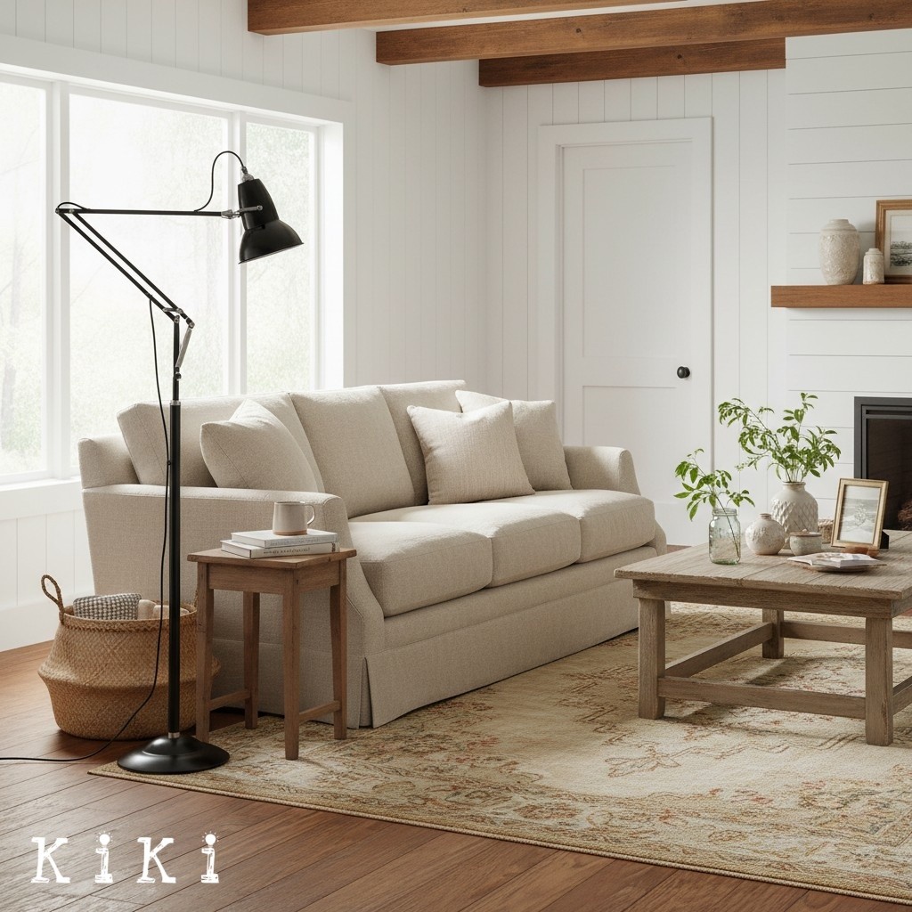 Modryx Modern Movable Arm Floor Lamp - Perfect for Bedroom and Office K2130