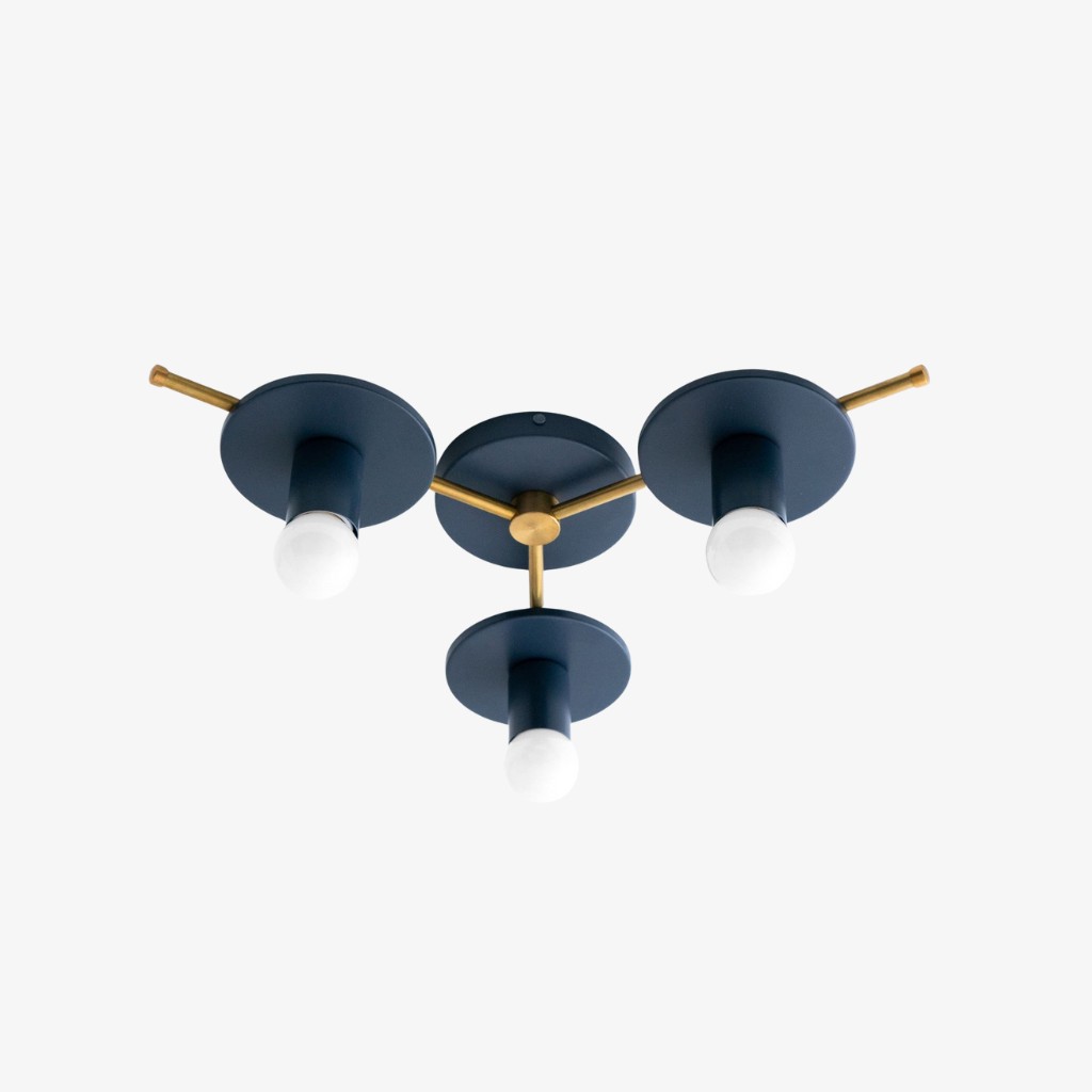 Radiro Globe Colorful Ceiling Light-3 Light Minimalist Fixture K1465