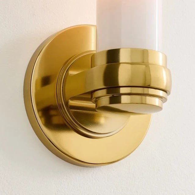 Roven Elegant Cylinder Glass Wall Lamp - Minimalist Wall Sconce for Entryway K1711