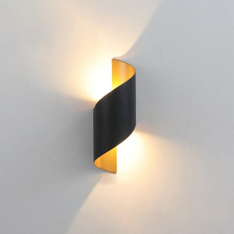 Modern Curl Twisted LED Wall Light K517
