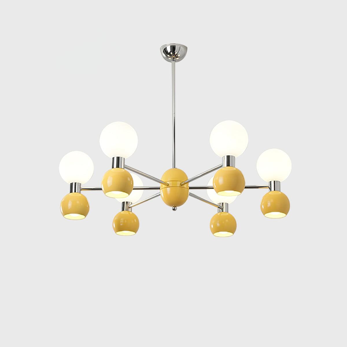 Modern Minimalist Multiple Head Metal Chandelier K741