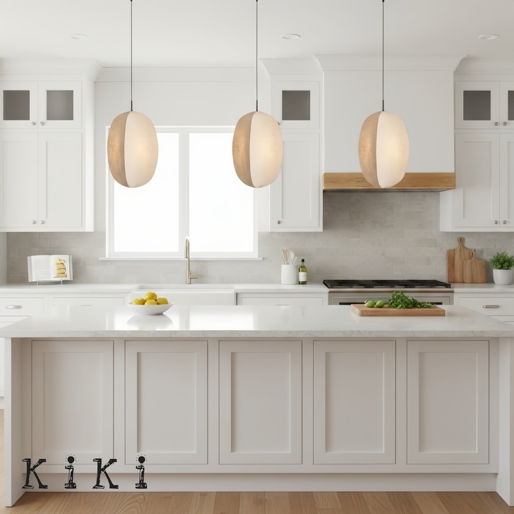 Diora Modern Silk Finish Pendant Lamp - Wabi Sabi Style Lighting for Interiors K1760