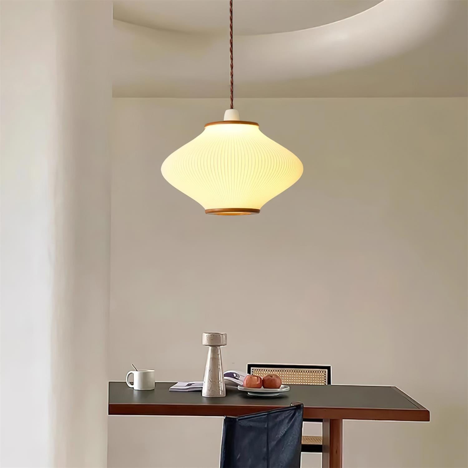 French Style Pine Bell Pendant Lamp K495