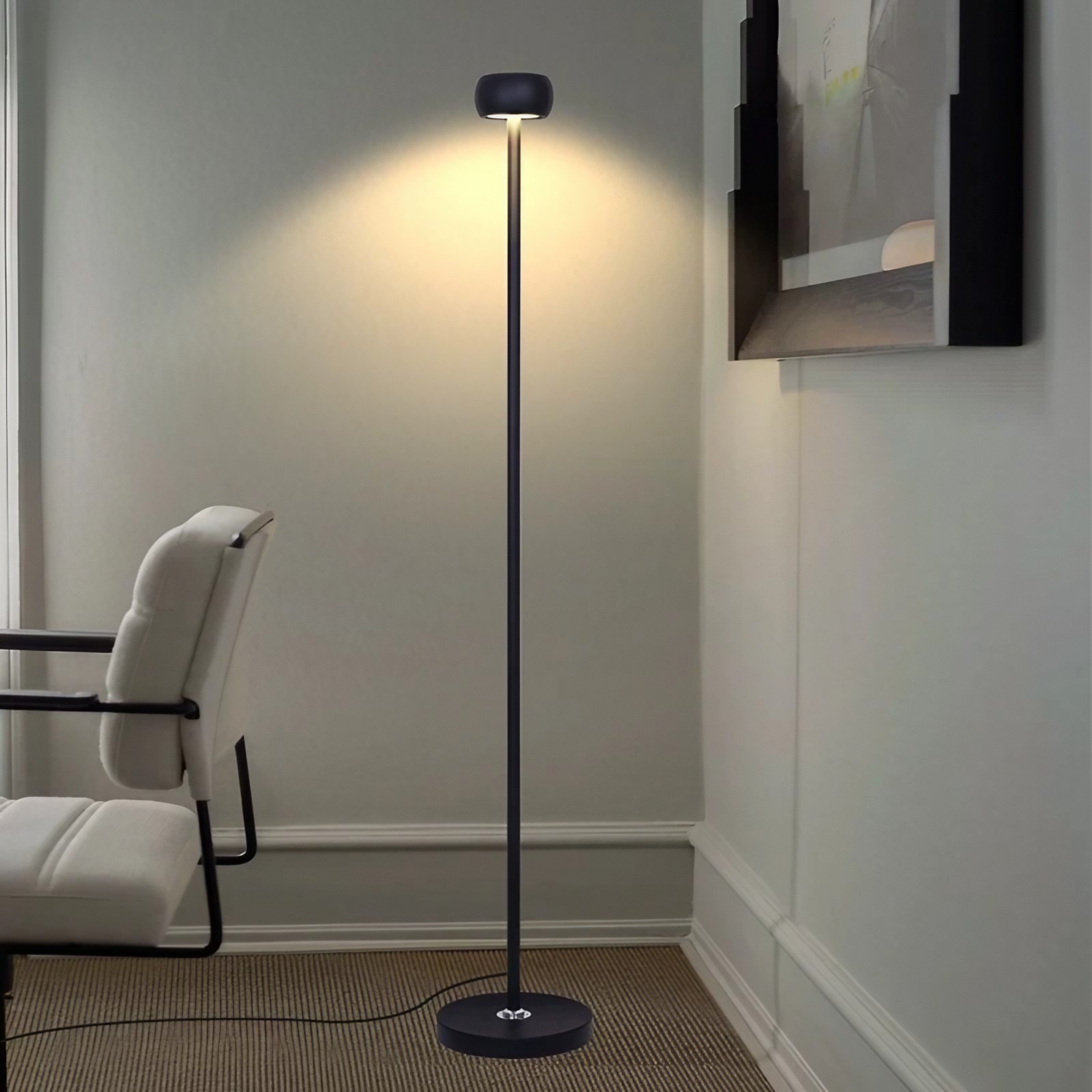 Minimalist Metal Standing Corner Floor Lamp K205